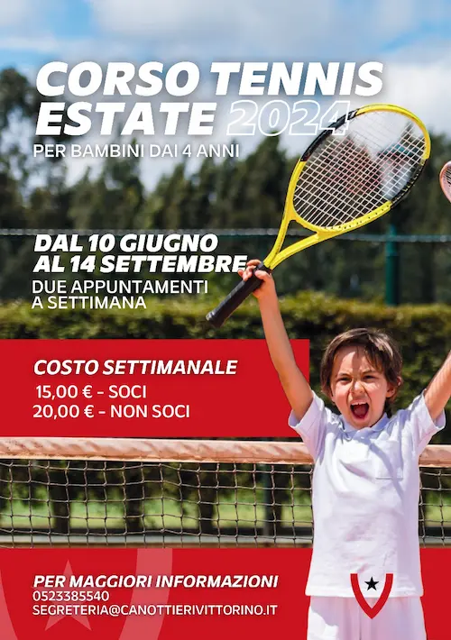 corso tennis presso canottieri vittorino