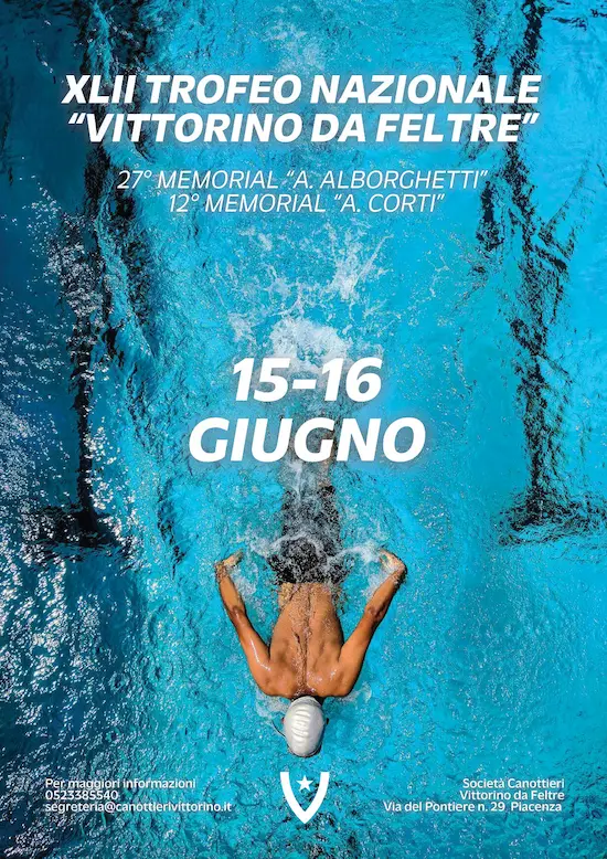 locandina Trofeo Nuoto Vittorino
