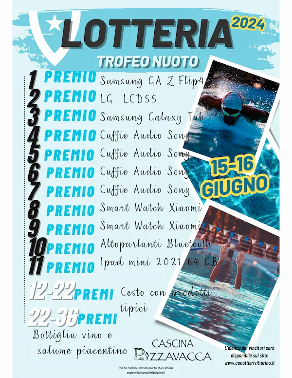 Lotteria Trofeo Nuoto Vittorino