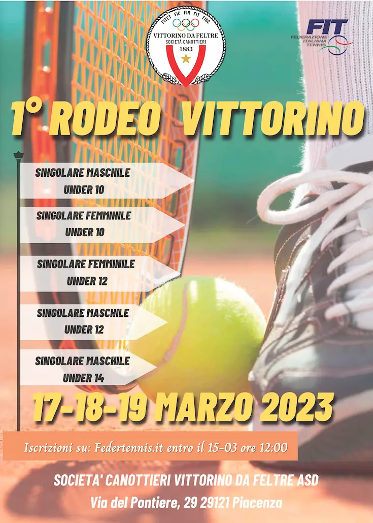 Nuovo appuntamento agonistico tennistico in vittorino